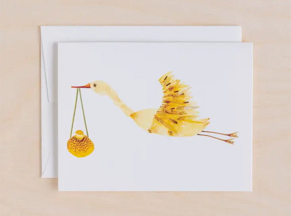 Note Card- Stork
