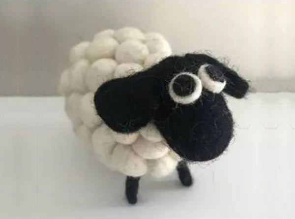 Felt Ball Sheep