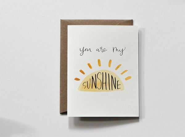 Note Card - Sunshine