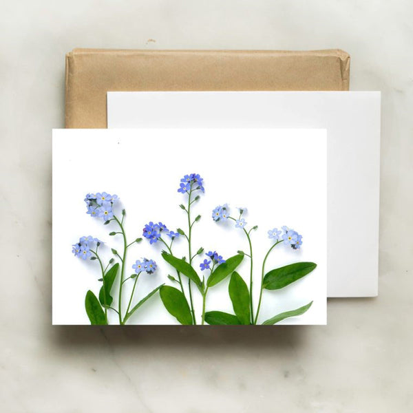 Note Card - Forget Me Nots