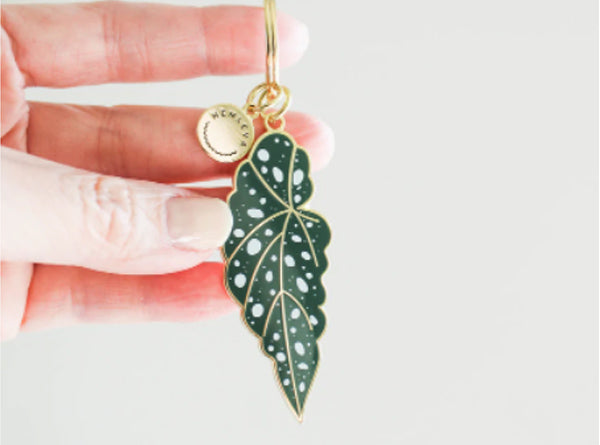 Begonia Leaf Key Chain