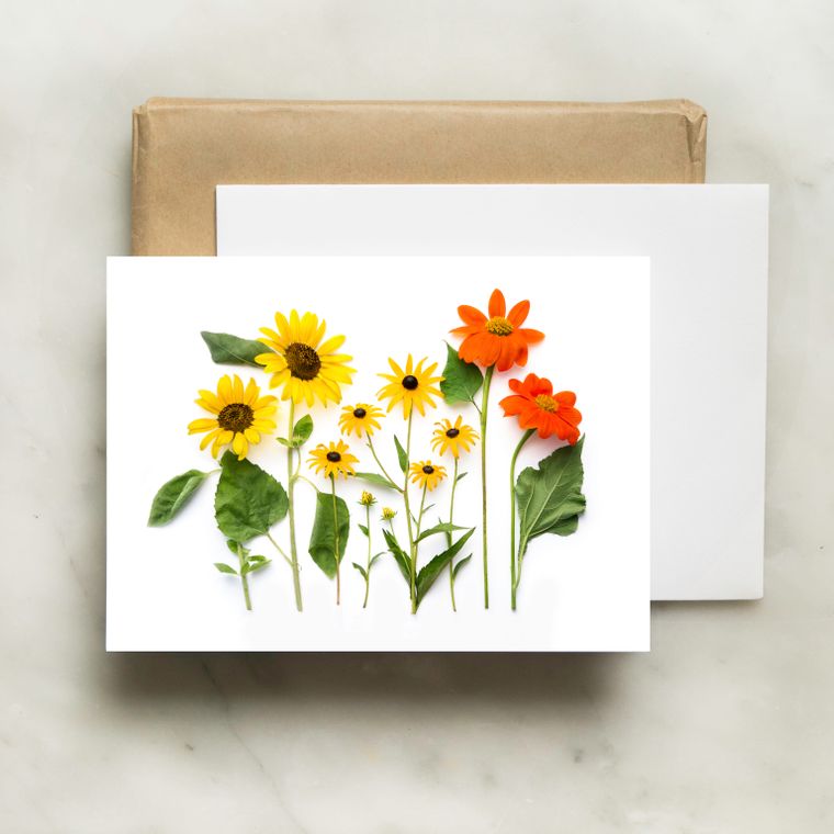 Note Card - Summer Sunflowers