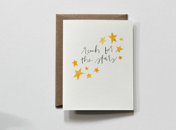 Note Card - Reach for the Stars